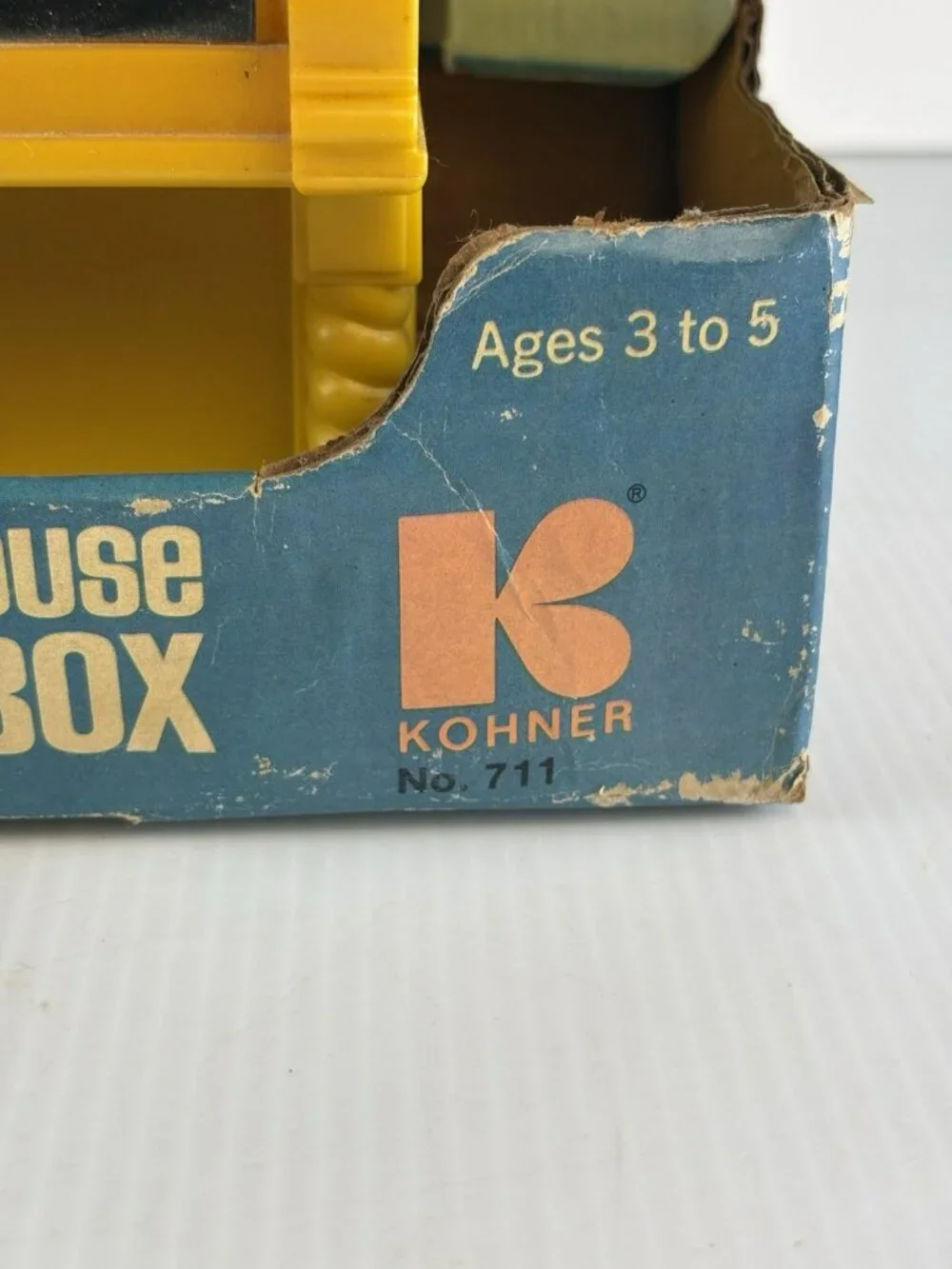 IOB Vtg 1973 Musical Mickey Mouse Jack in the Box KOHNER 711 Walt Disney Toy